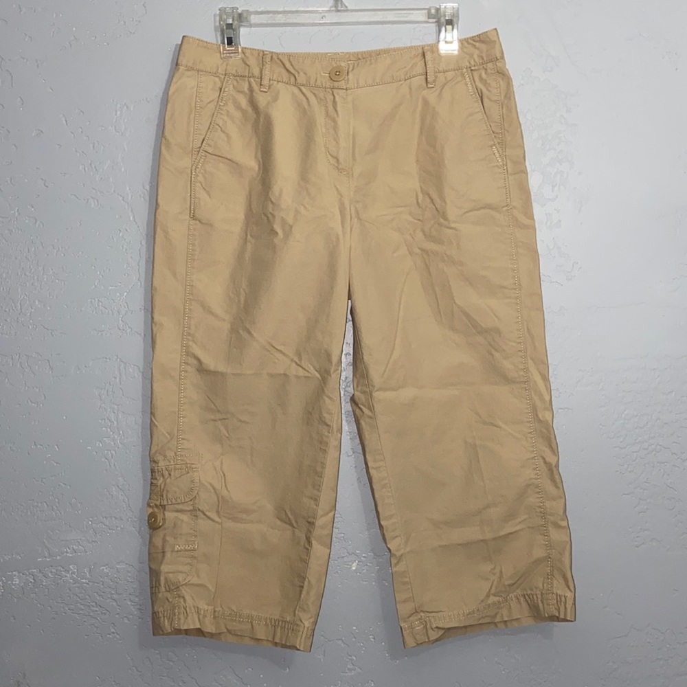J. Jill Genuine Fit Below Waist Cropped Pants Size 10P